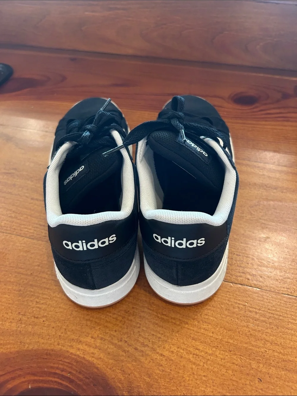 adidas Black and White Low-Top Skate Sneakers